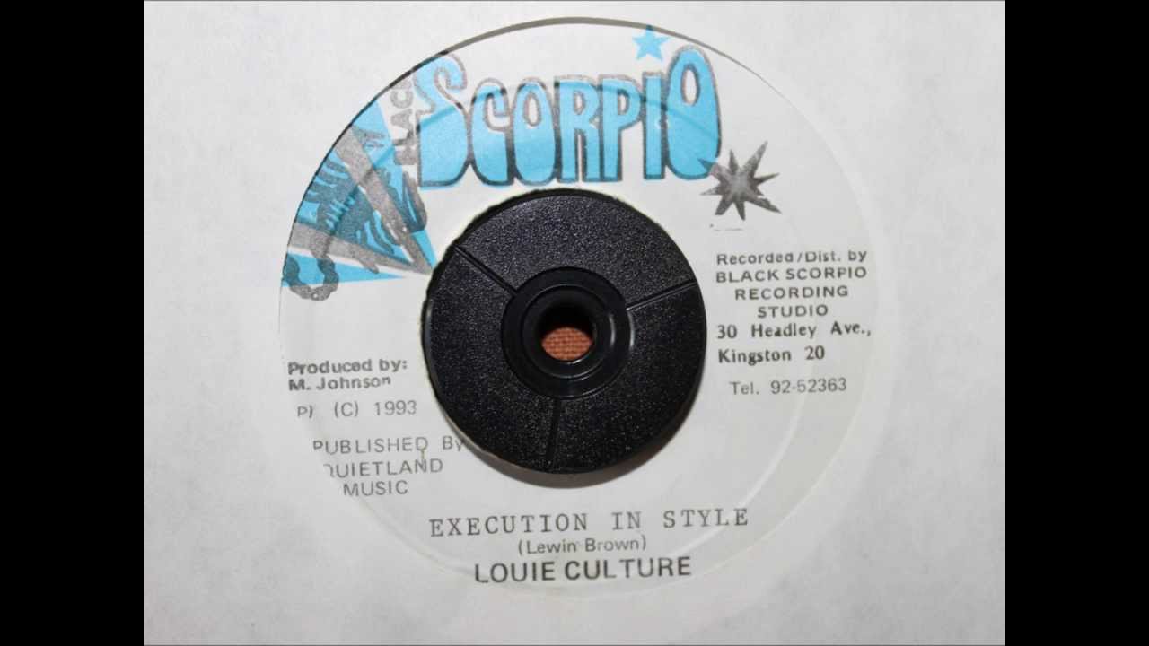 LOUIE CULTURE - EXECUTION IN STYLE