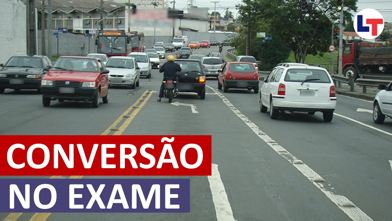 FAZER CONVERSÃO INCORRETAMENTE NO EXAME DE DIREÇÃO #DirigirEuPosso #LegTransito