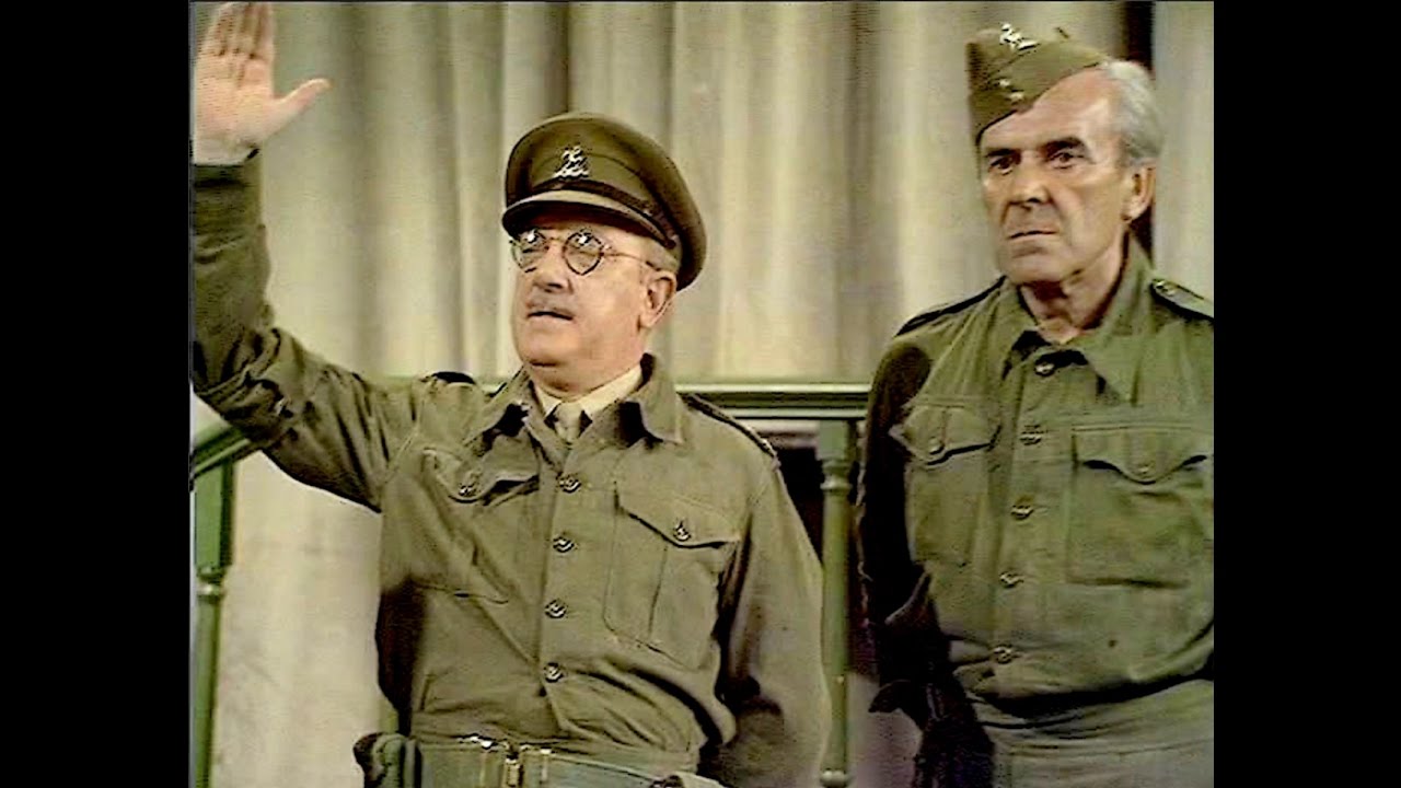 Dad's Army - Man Hunt - ... like Churchill, I was a voice crying in the wilderness...