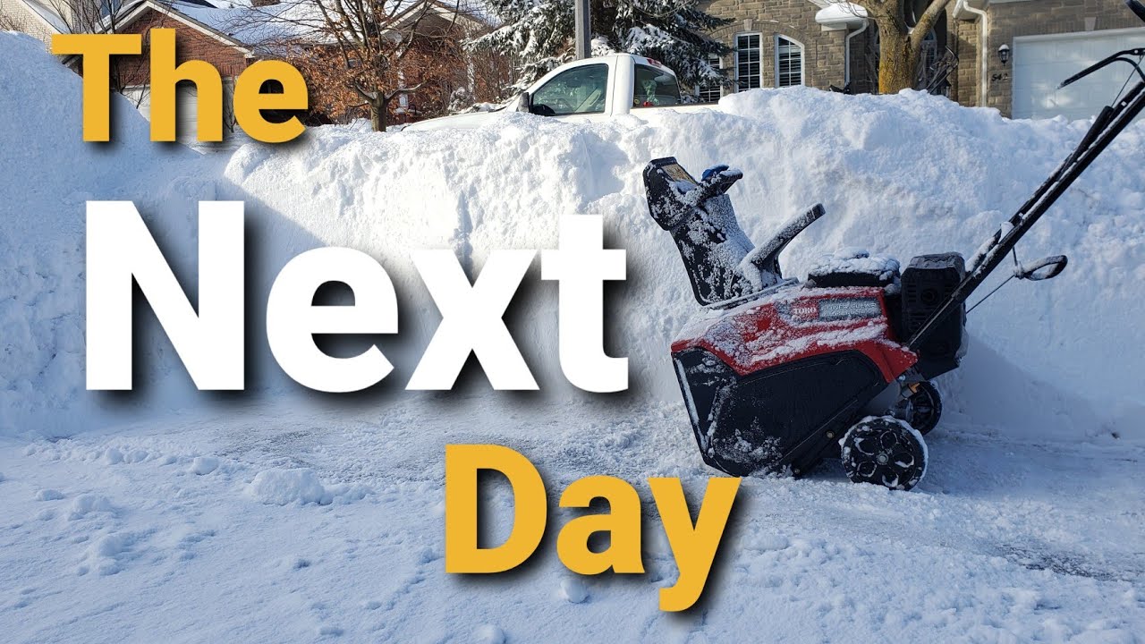 The Next Day | Cleaning up after City Plows in the Residential Snow Removal Business