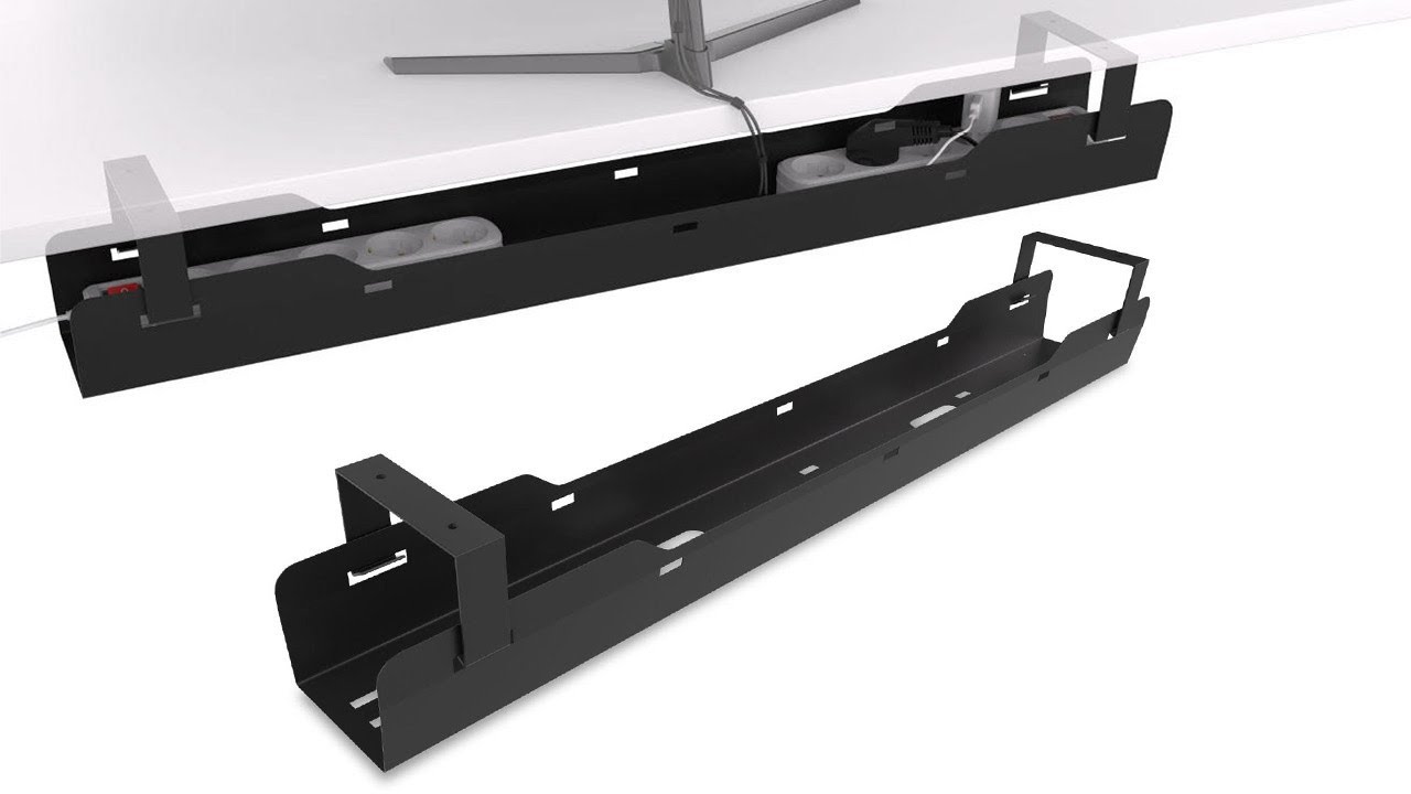Ultimate Setup&reg; Kabelwanne | Kabelwanne Schreibtisch | Kabelmanagement Schreibtisch Aufbauanleitung