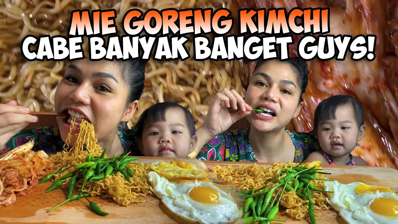 MIE GORENG KIMCHI PEDAS BUATAN DUT SENDIRI DITEMENIN DEDE KATHERINE 🥰