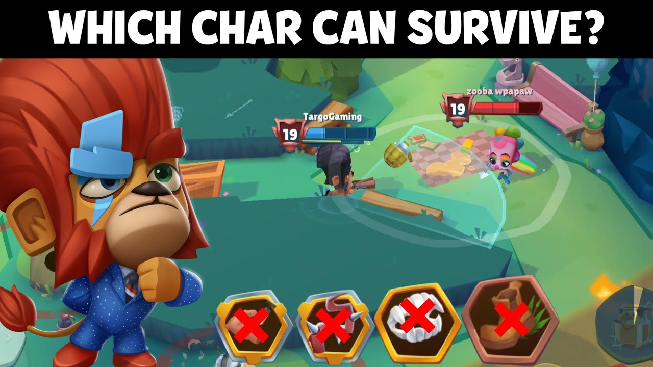 Which Powerful Character can Survive WITHOUT Items 🤔 | Zooba