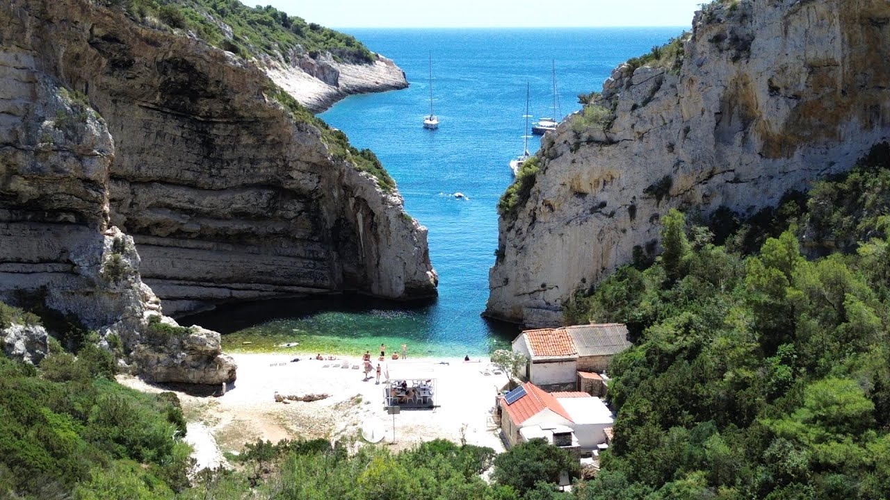 Stiniva Beach, pláž Stiniva - Vis Croatia 2024