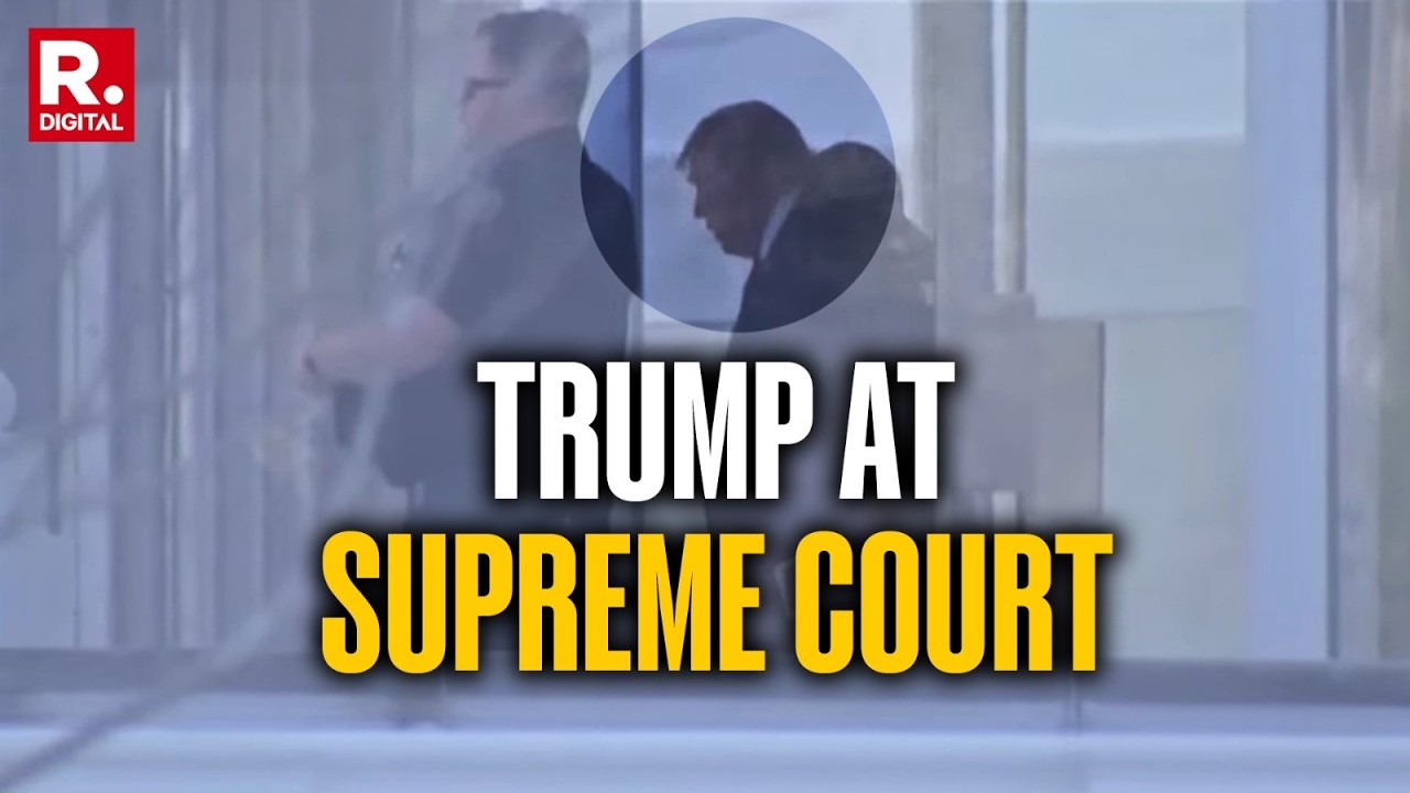 LIVE: Trump at Supreme Court on Birthright Citizenship Case | Historic First Sparks Legal Storm
