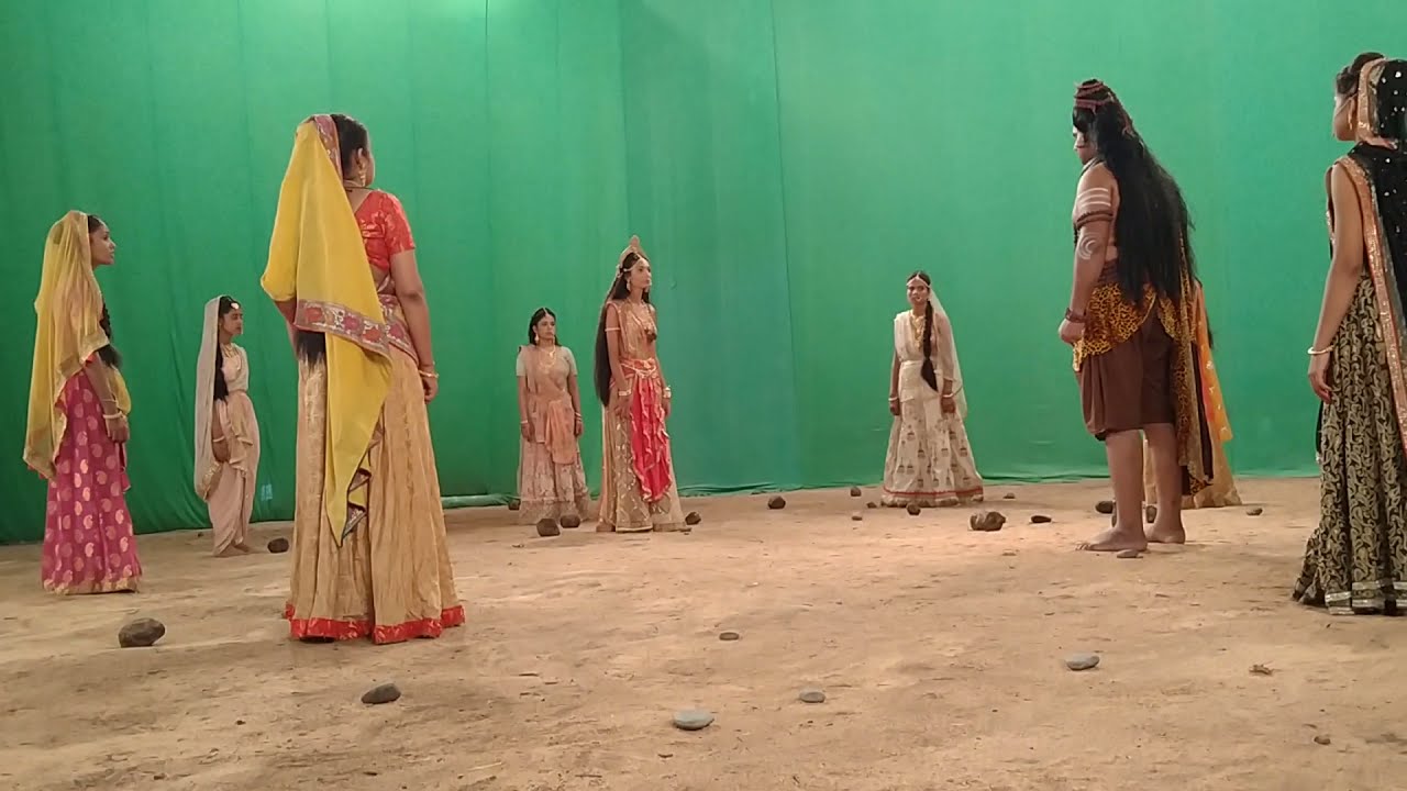 my first shoot Devi aadi prag sakti dangal 🎬🎥♥️ #dangal #youtube #ruhanikat #shooting  #shoot