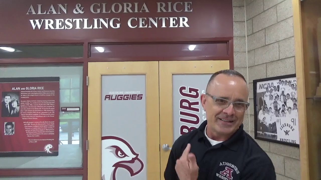 Take a tour of the Augsburg wrestling facilities with Jim Moulsoff