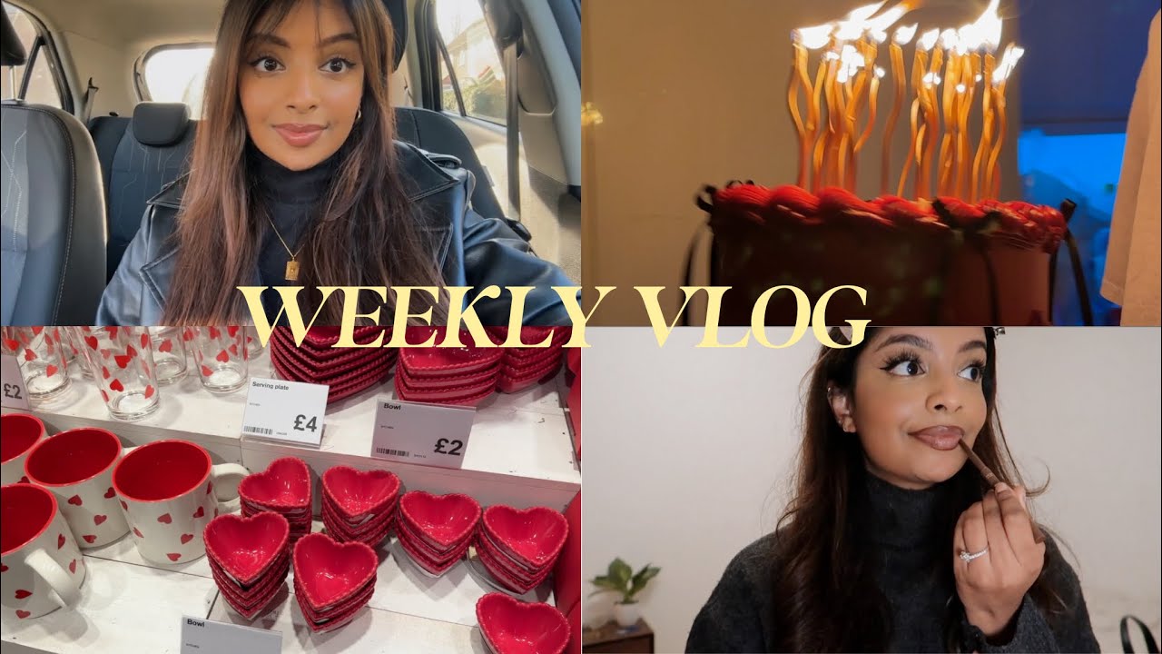 Weekly vlog: Productive days, Hot yoga , London vlog, birthday party