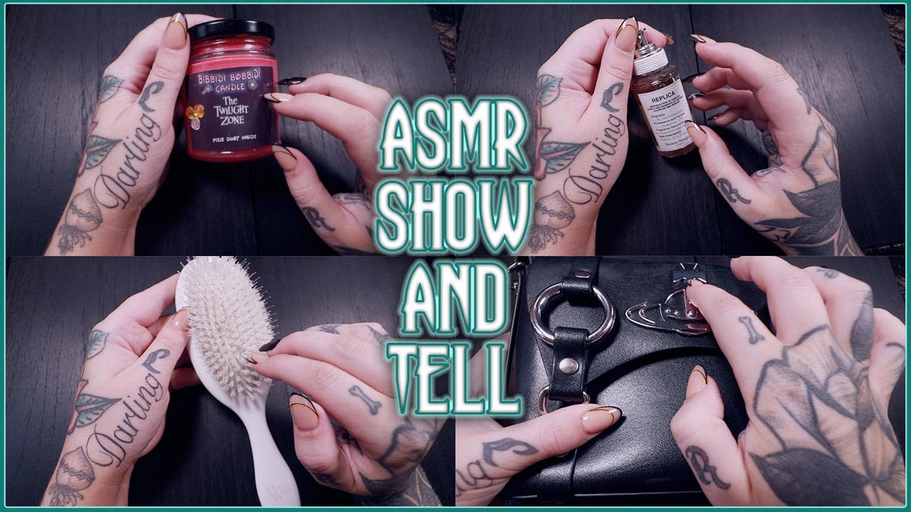 ASMR | Show & Tell Some Of My Favourite Things | Tapping & Tracing | *whispered*