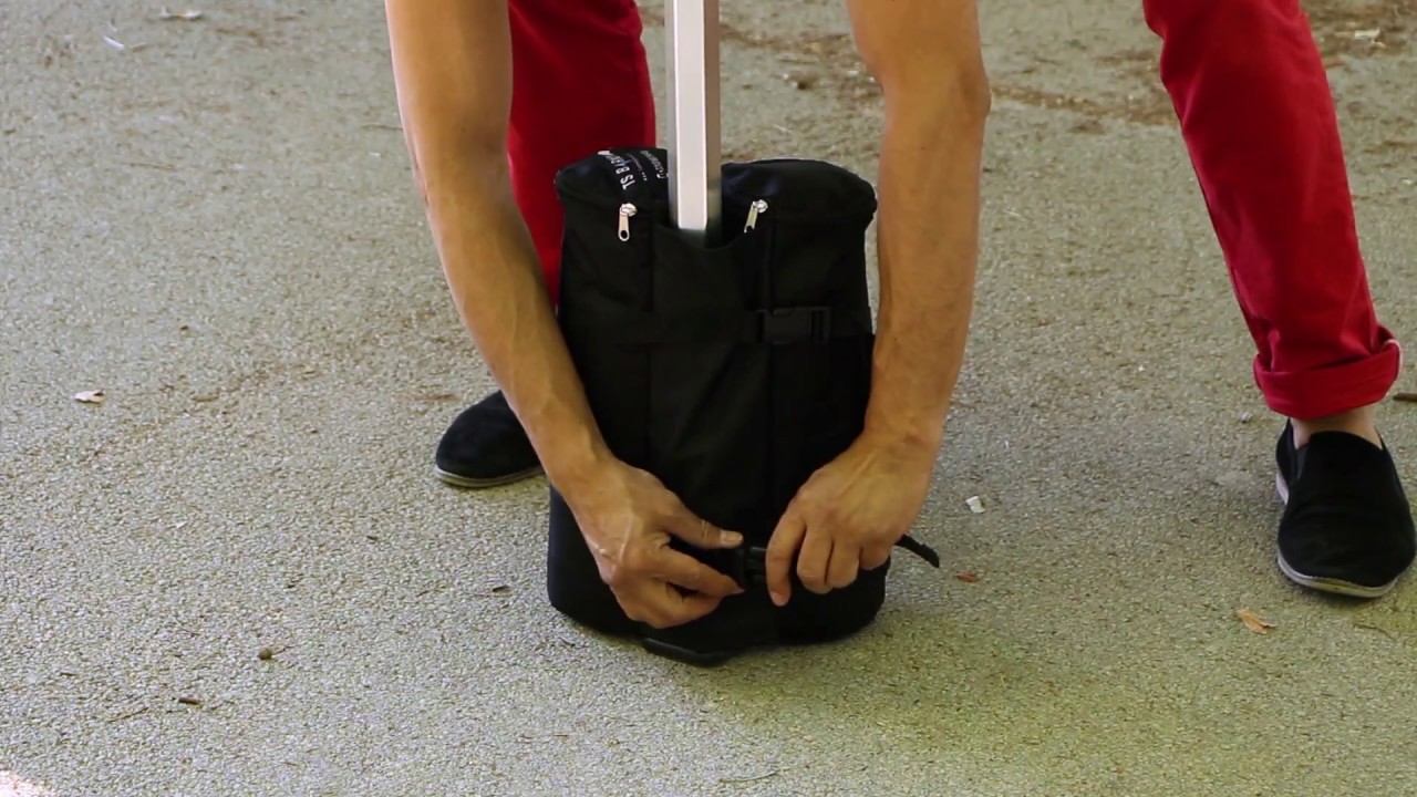 Installation des accessoires poids de lestage, coté sur un barnum TS BARNUM