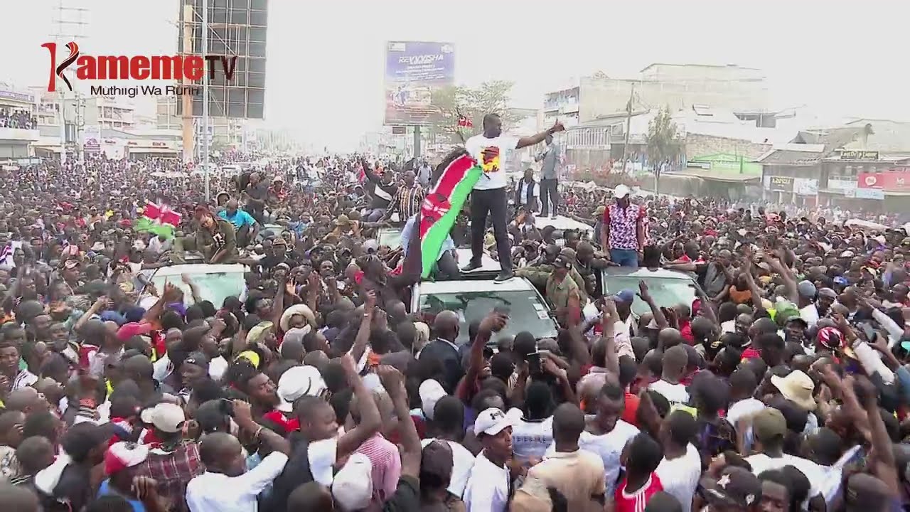 ODM ya aregina kunyitwo ugeni na 'teargas' Kitengela