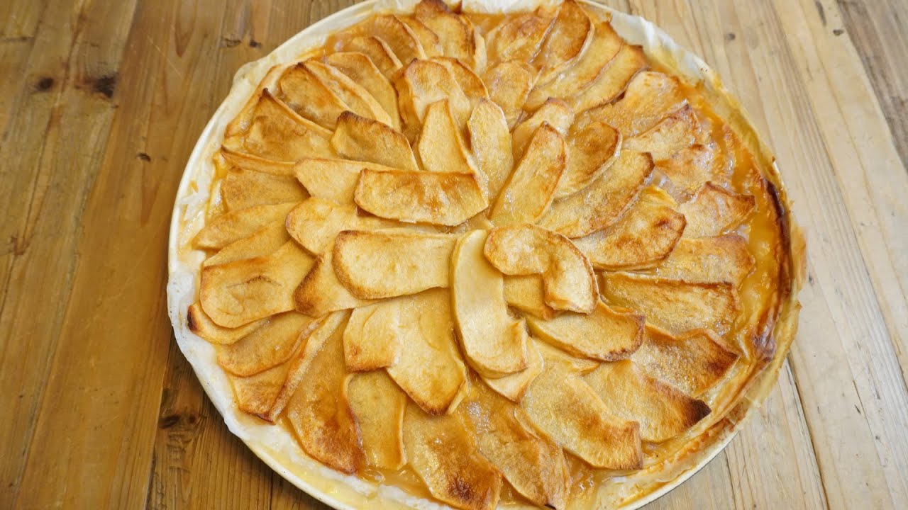 Torta sottilissima di mele