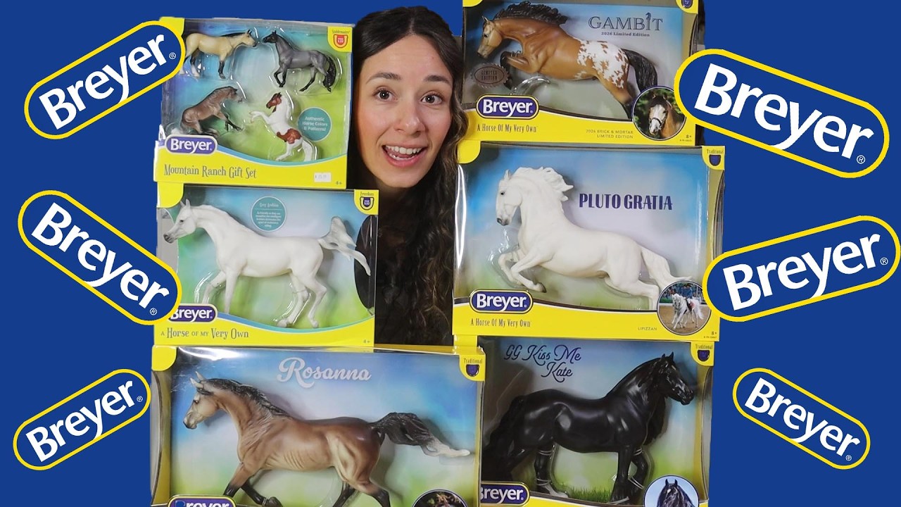 Первый взгляд на НОВИНКИ 2026 ГОДА | Распаковка модели лошади Breyer