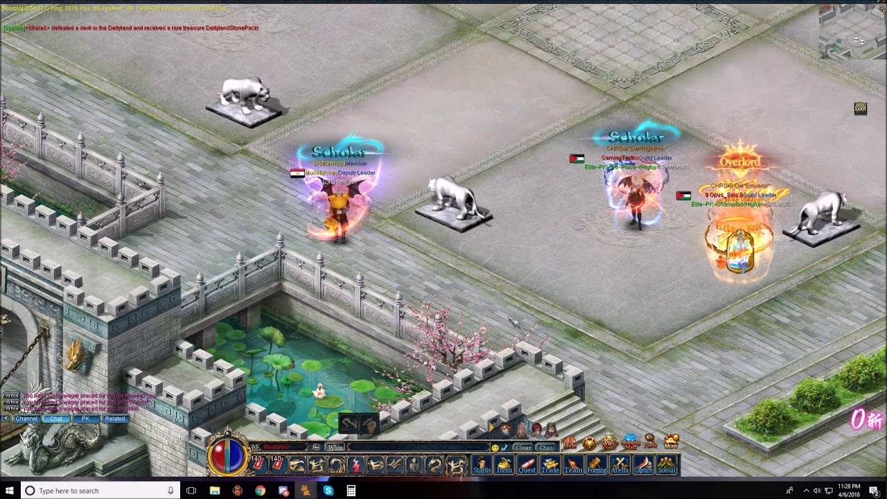 Conquer Online: Elite pk 12 | Lightning/ScentSword/Scorpio + ClanWar (Lightning)