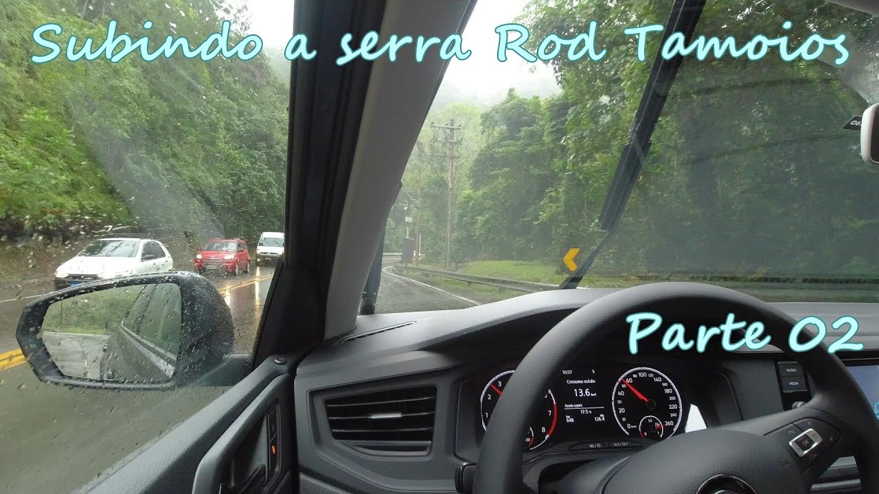 Subindo a Serra de Caragu&aacute; Com Chuva e neblina - Viagem 2021 Parte 2