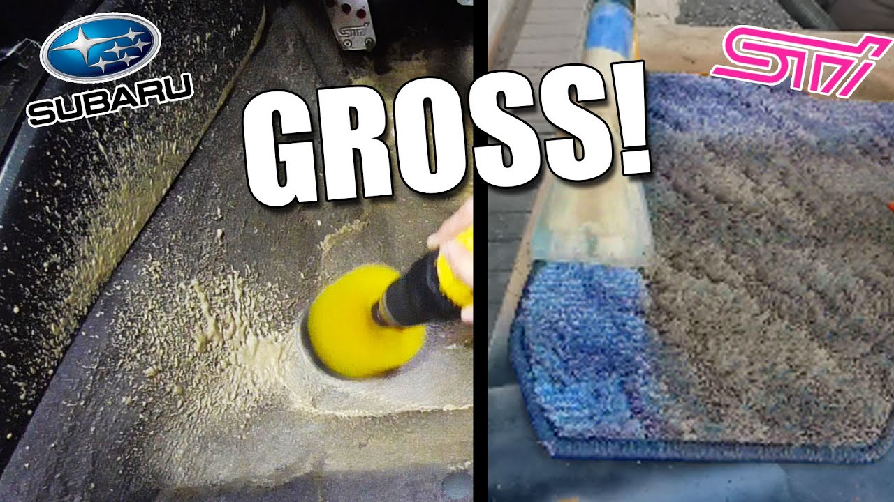 JDM Subaru Forester STI | EP2: Car Interior Cleaning & Improved Stance (GROSS CARPETS & DOG HAIR!)