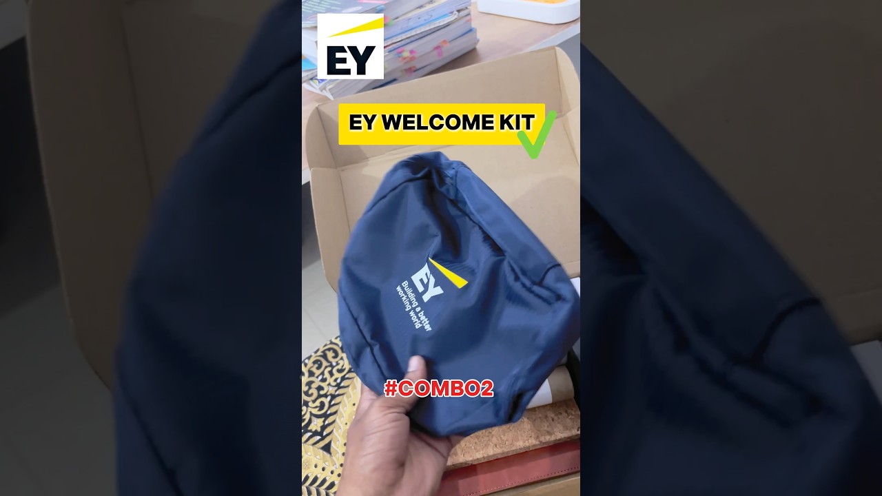EY welcome kit 2024 #EY #corporate #2024 #gifts