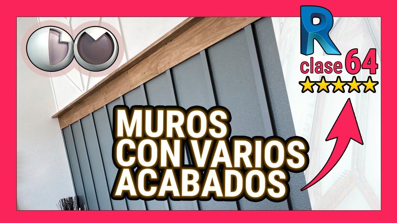 CAPAS CONSTRUCTIVAS en Muros de REVIT ✅ Capa de acabado DIVIDIDA en varios MATERIALES DIFERENTES