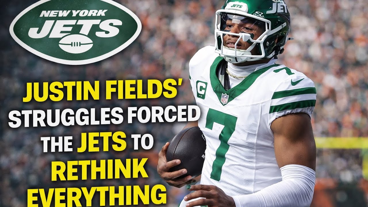 🚨BREAKING NEWS🚨 Justin Fields’ Struggles Forced the Jets to Rethink Everything