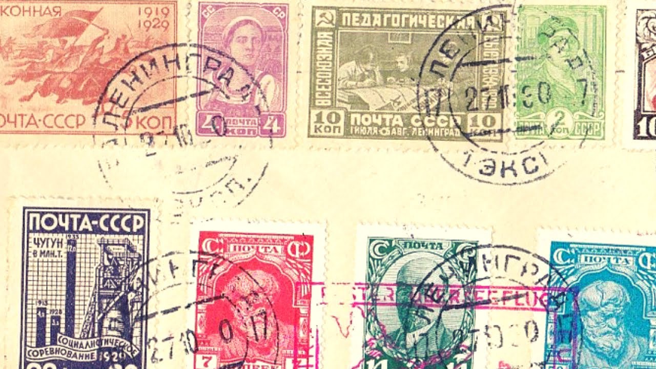 FRANCOBOLLI della RUSSIA più RARI di VALORE - curiosità filatelia