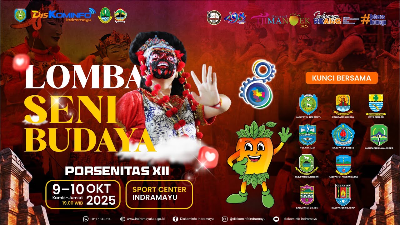 LIVE LOMBA SENI BUDAYA PORSENITAS XII KUNCI BERSAMA KAB. INDRAMAYU DAY 2