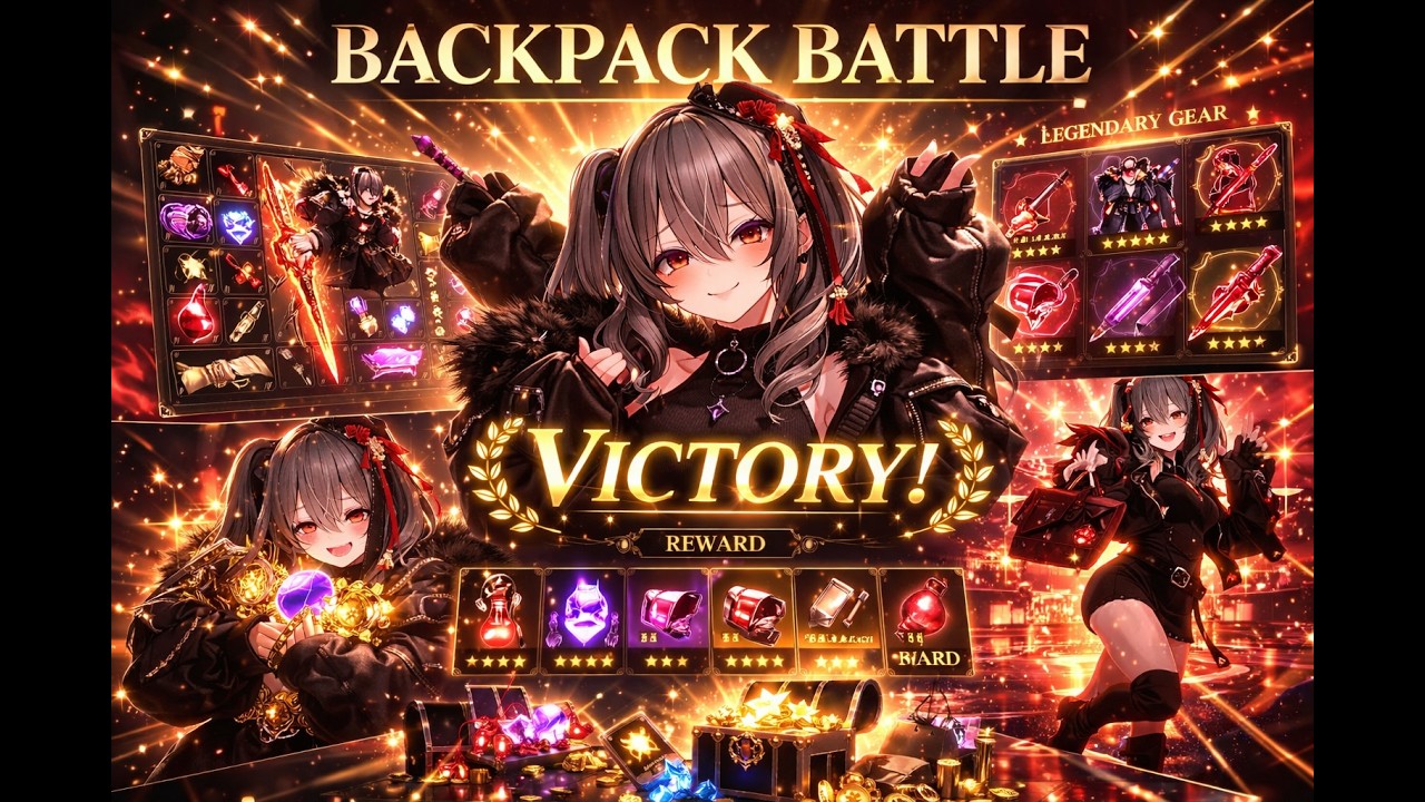 奇跡の大逆転!?バックパックバトル❕大人気ゲームはさすがだじぇ❕