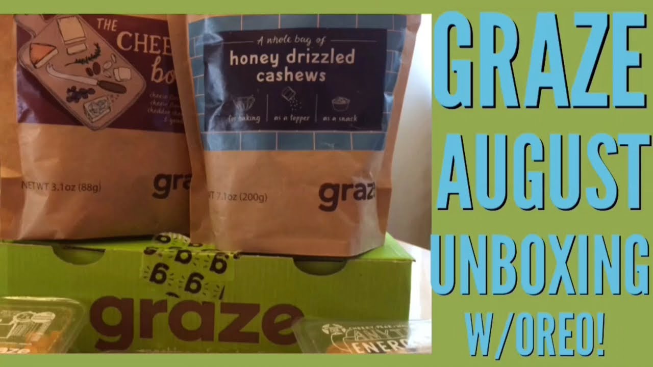 Graze Snack Box August 2018 with special guest!