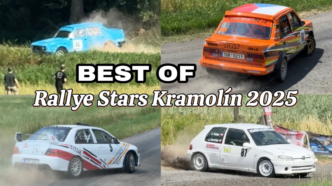 BEST OF - Rallye Stars Kramolín 2025 - Crash | Mistakes | Action