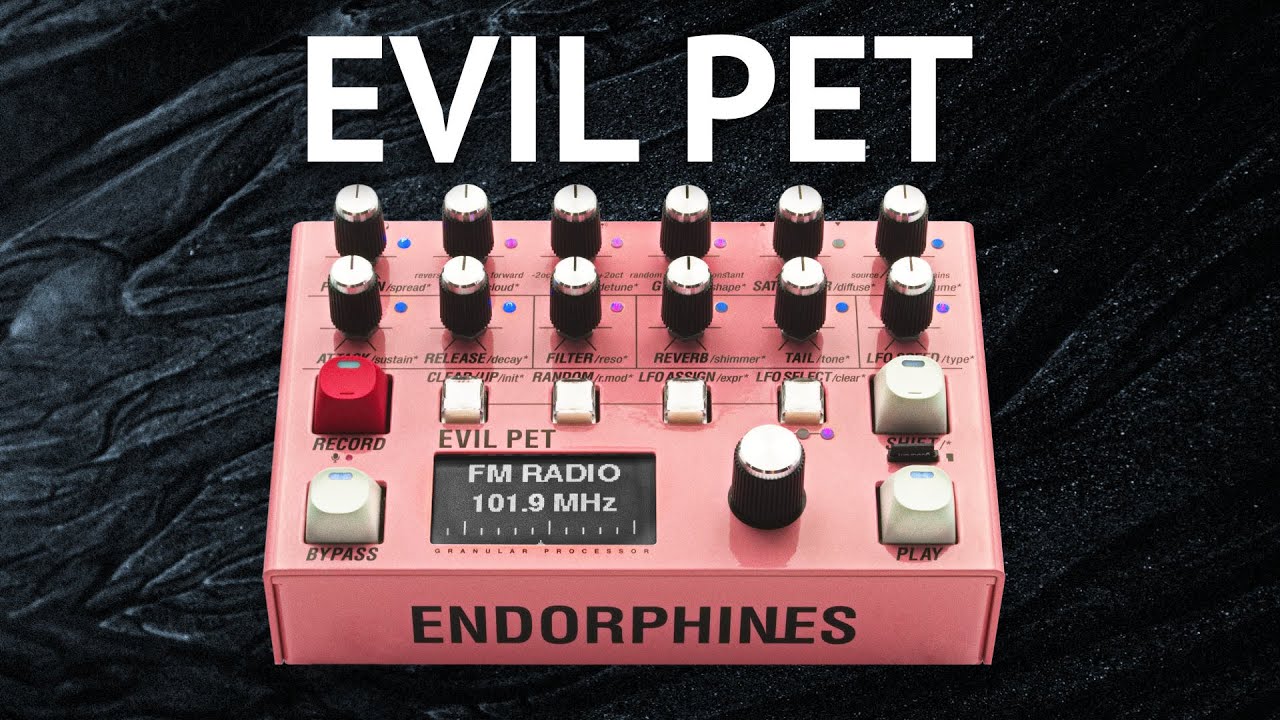 endorphin.es Evil Pet Granular Synth and Effects Pedal Demo (no talking)