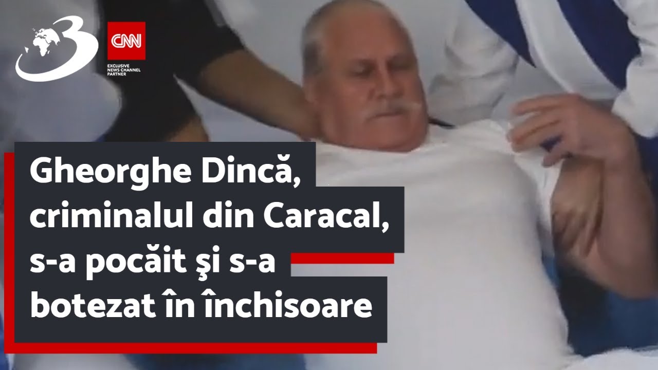 Gheorghe Dincă, criminalul din Caracal, s-a pocăit şi s-a botezat în închisoare