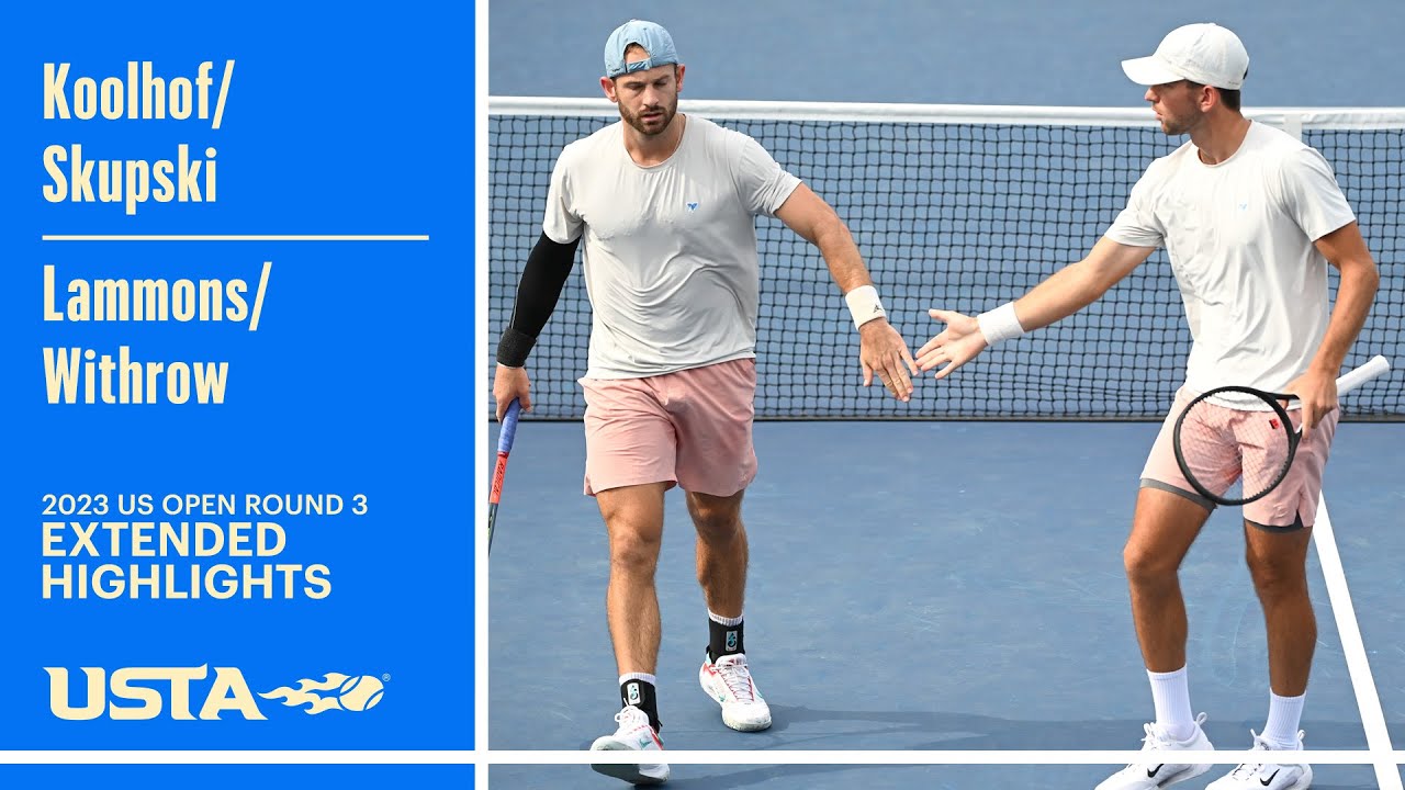 Koolhof/Skupski vs. Lammons/Withrow Extended Highlights | 2023 US Open Round 3