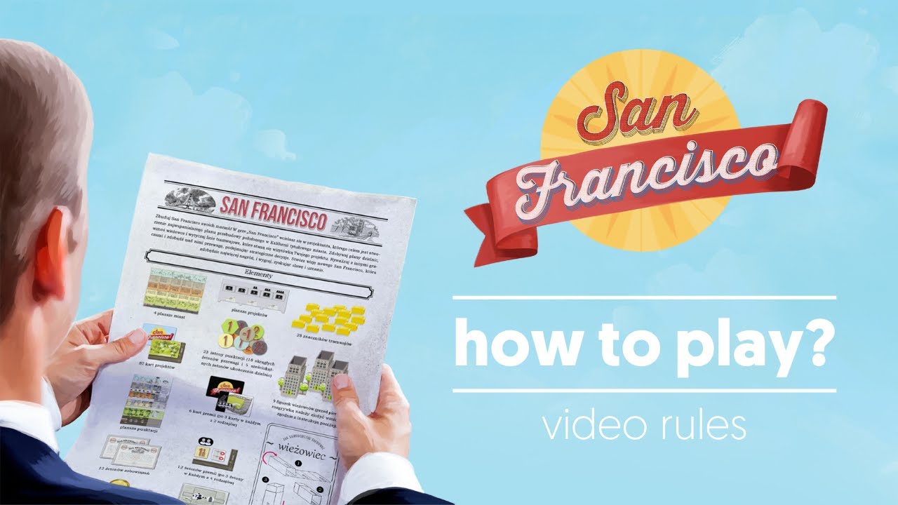 San Francisco - How To Play - board game rules