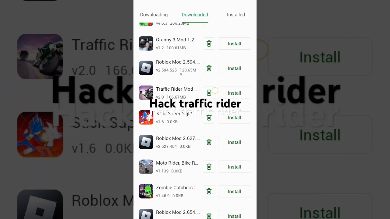 HACK TRAFFIC RIDER ON HAPPY MOD