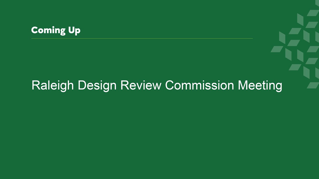 Raleigh Design Review Commission - Thursday, March 5, 2026