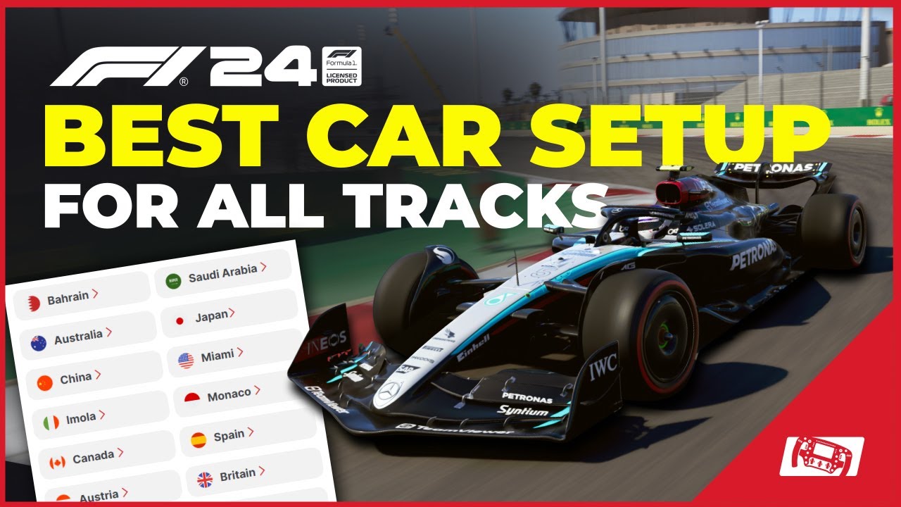 F1 24 Best Car Setup For Every Circuit (Race Setups)