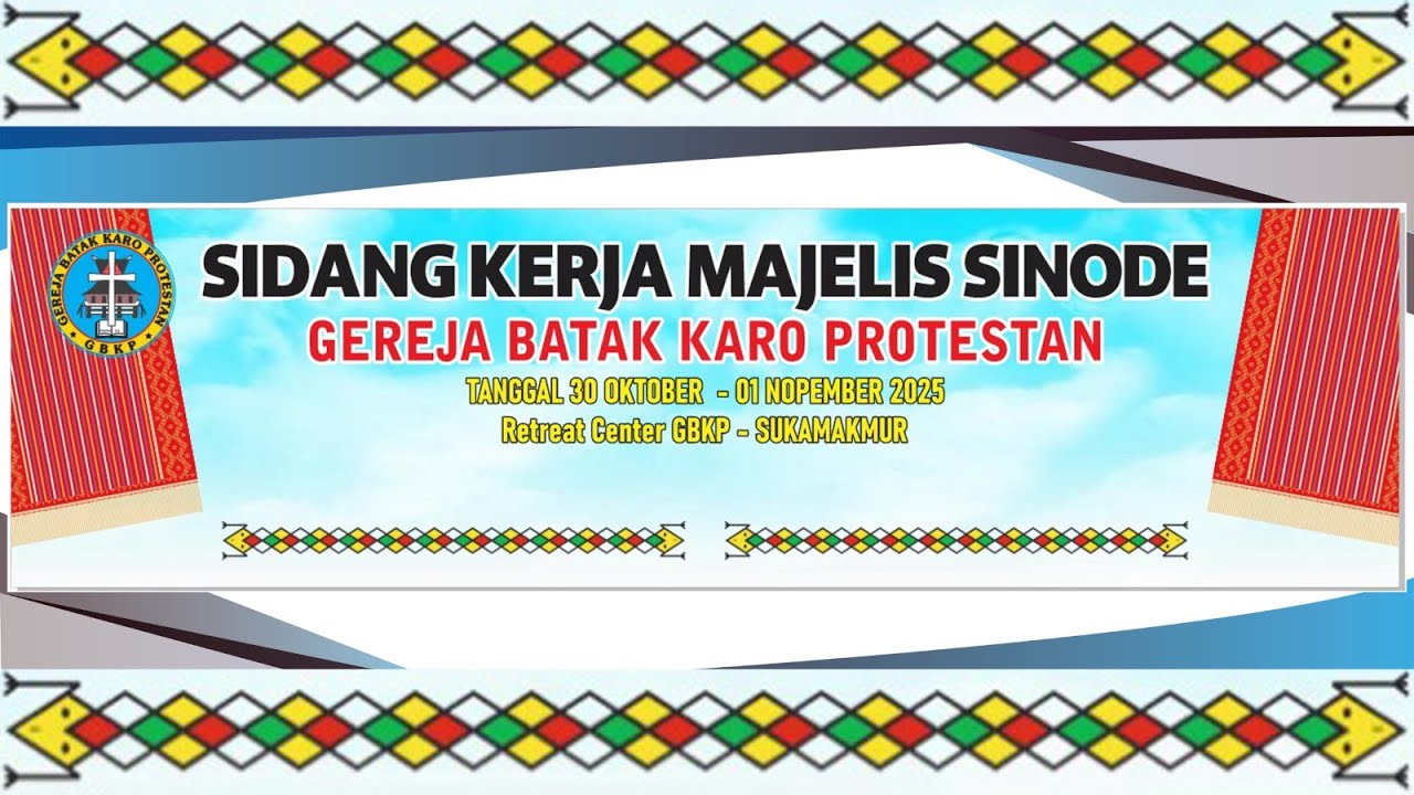 Ibadah Pembuka Sidang Kerja Majelis Sinode Gereja Batak Karo Protestan Tahun 2025