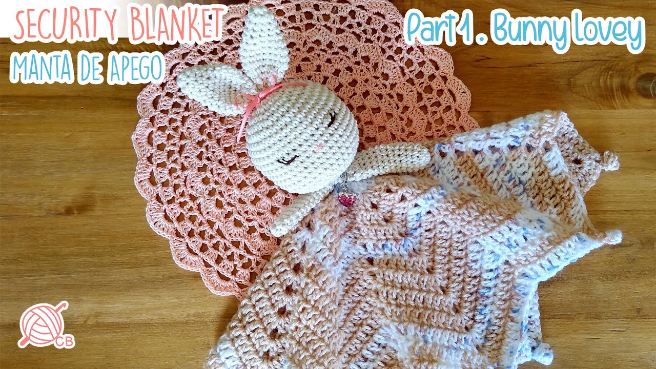[ENG SUB] Часть 1 - Детское одеяло безопасности Bunny Lovey 7 Point Star - Одеяло с амигуруми-кро...