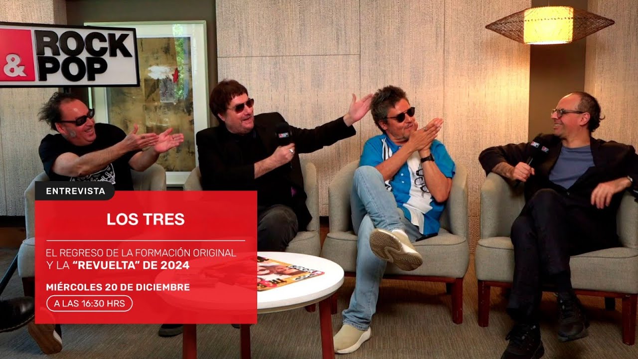 #EntrevistaRP Los Tres nos cuentan de sus inicios, el regreso de la formación original y la Revuelta
