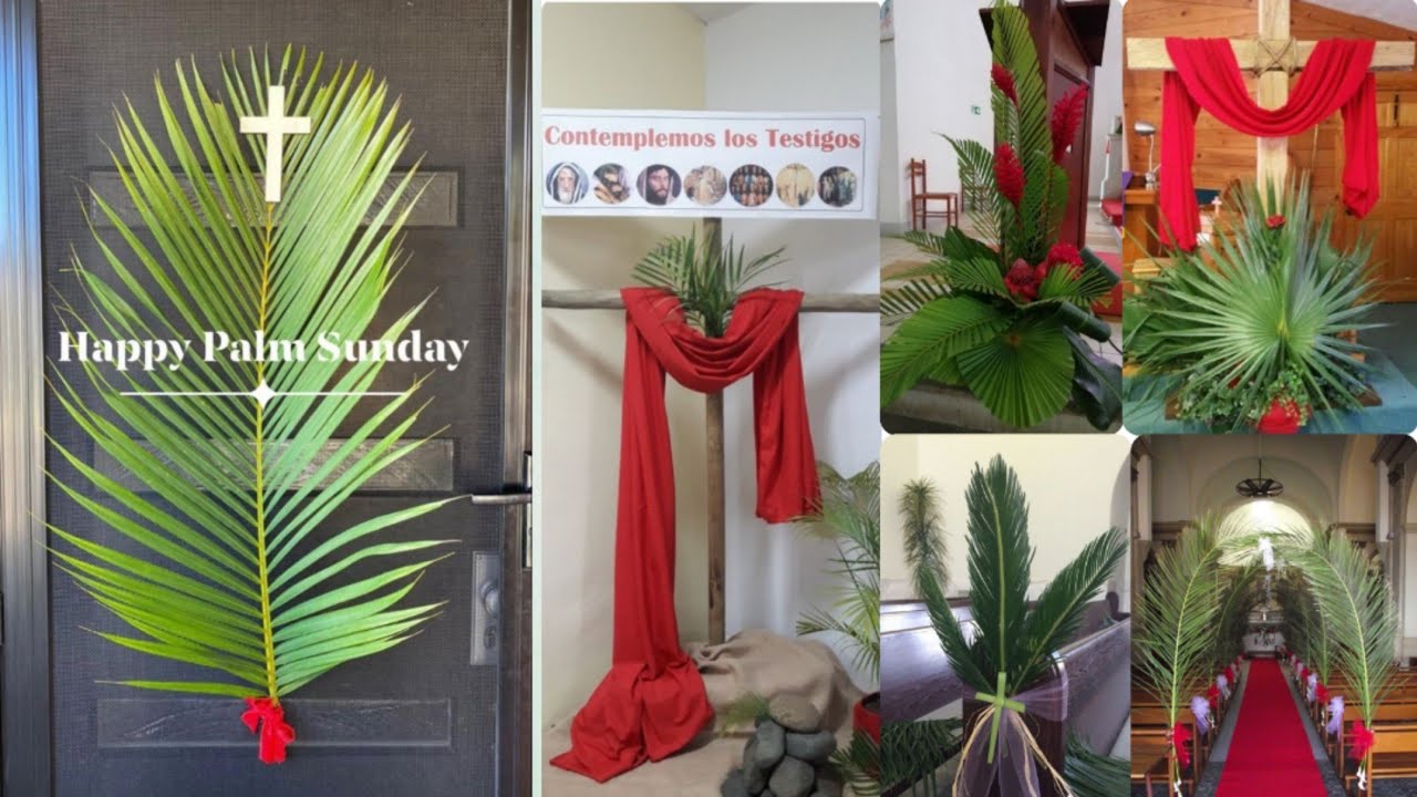 150+ Palm Sunday Church Altar door decoration ideas for Lent season holy weak Easter arrangements