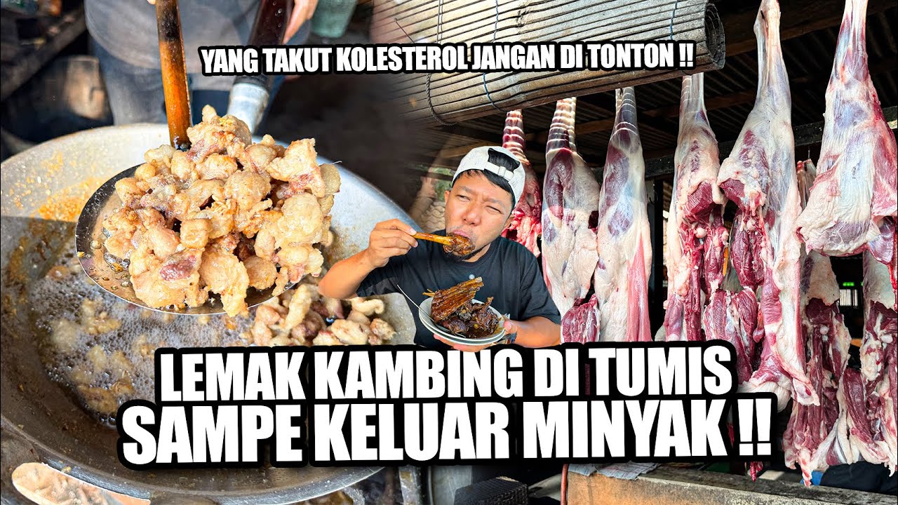 LEMAK KAMBING DI TUMIS SAMPE KELUAR MINYAK, YANG TAKUT JANGAN NONTON !!