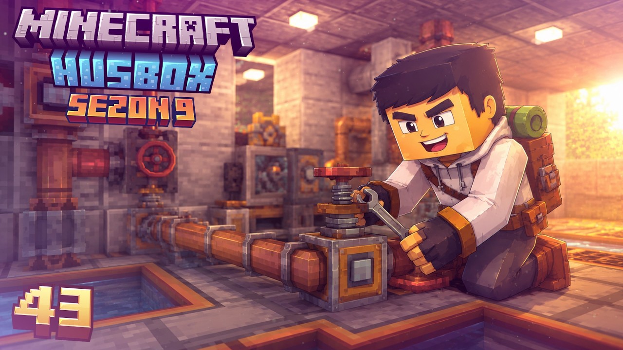 🚰Rury i Zawory prawdziwe wodociągi! | Minecraft HusBox #43 | S9