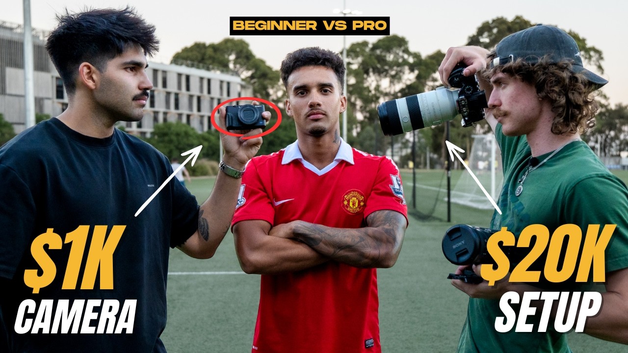 Beginner With $20K Gear vs Pro With a Pocket Camera!