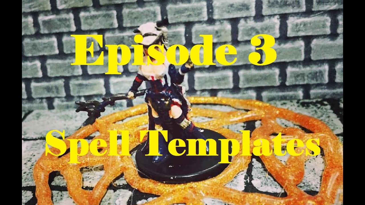 CraftyBastardGames Episode 3: Spell Templates