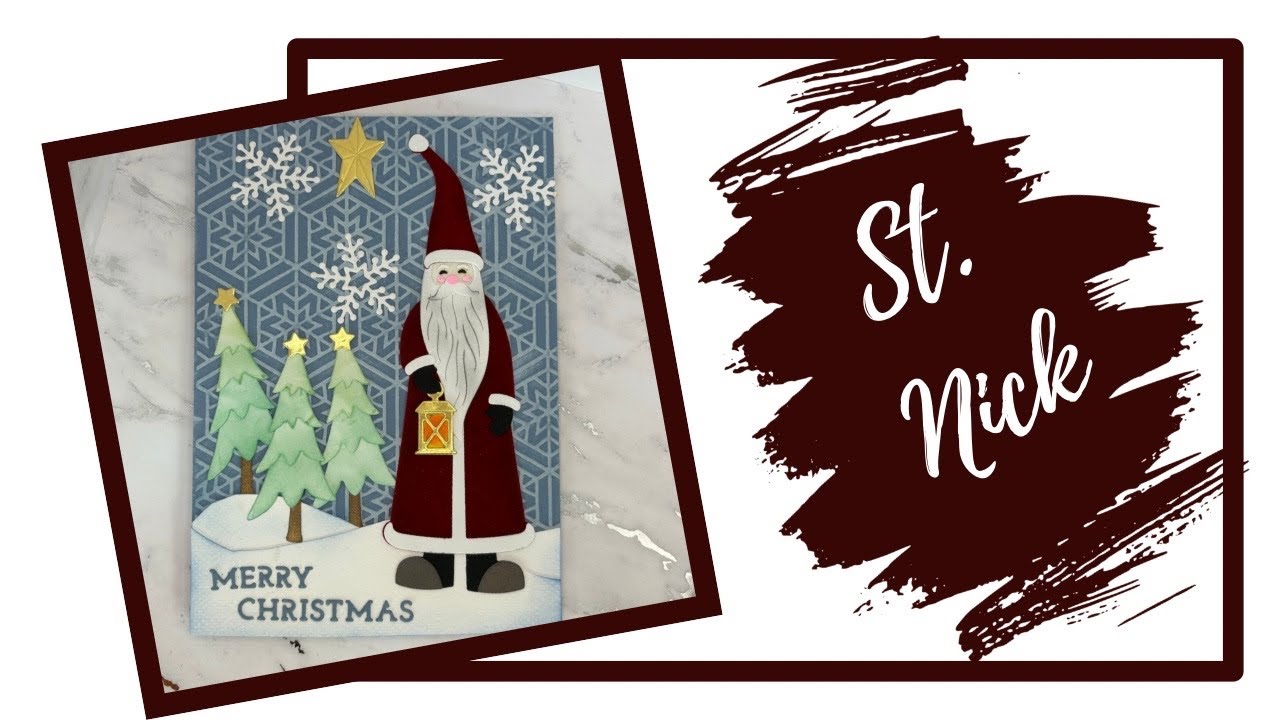 Christmas in July| St. Nick from ​⁠@spellbinders! #cardmaking