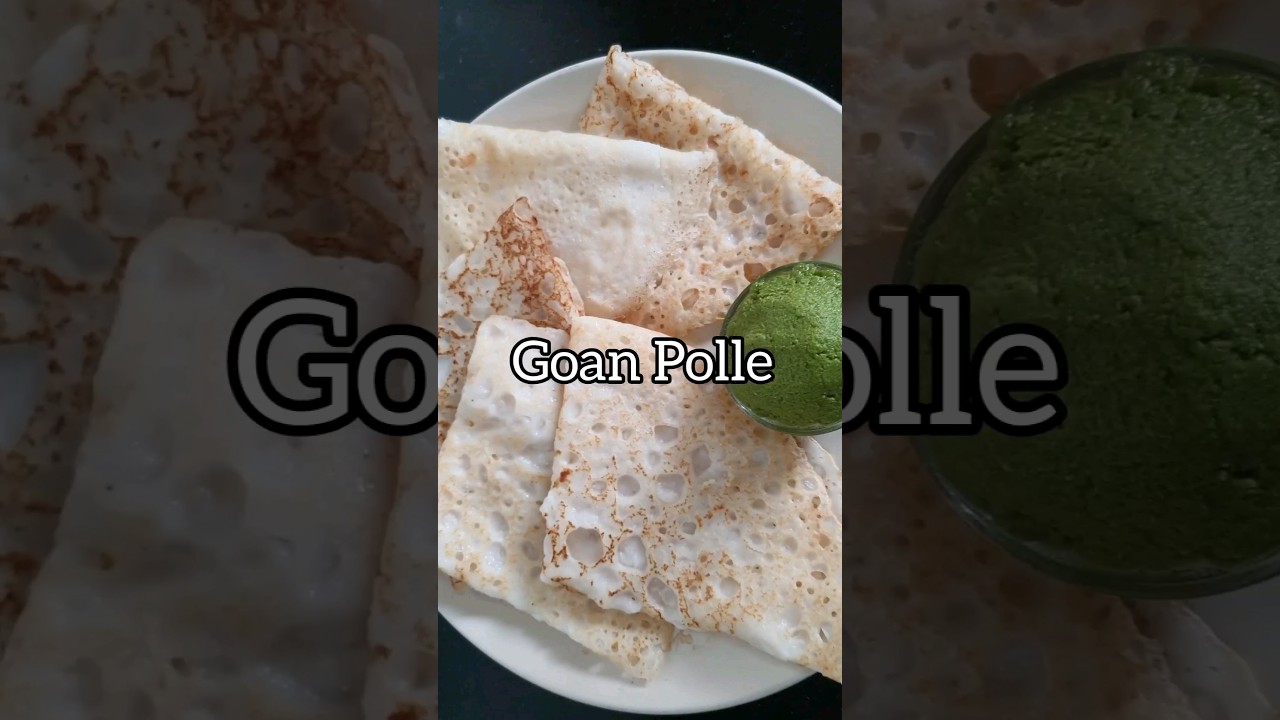 Goan Polle | #Shorts | #goanrecipe #polle #pancakes #shorts