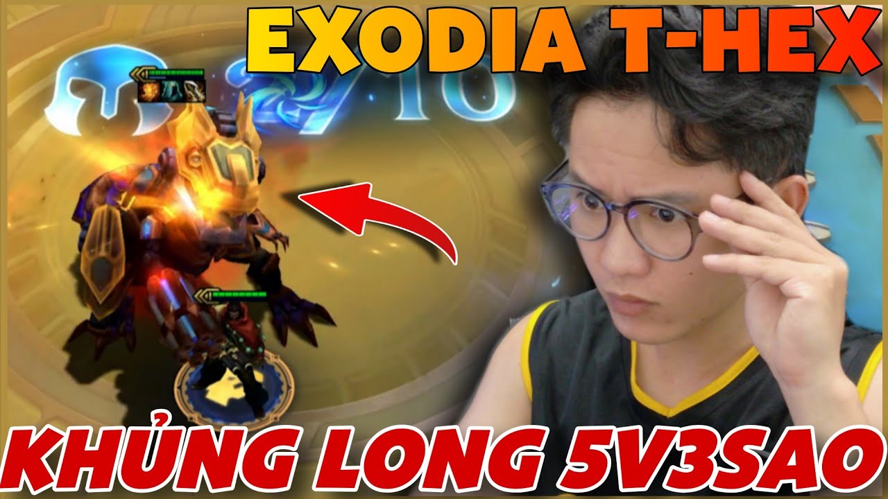 TFT 16.1 : Cách Triển Khai Khủng Long T-HEX Với Form Exodia Siêu Mạnh