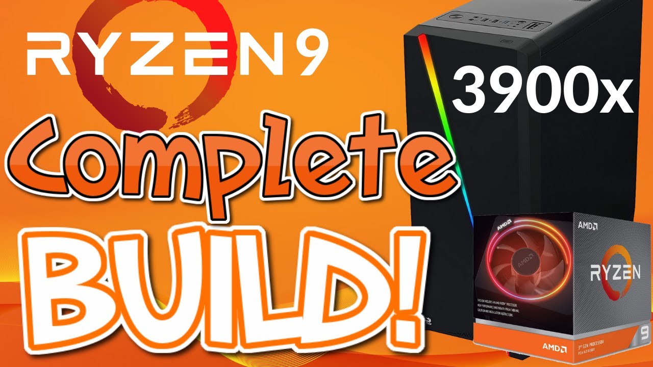 Ryzen 9 3900X Complete Build Step by Step | 2020