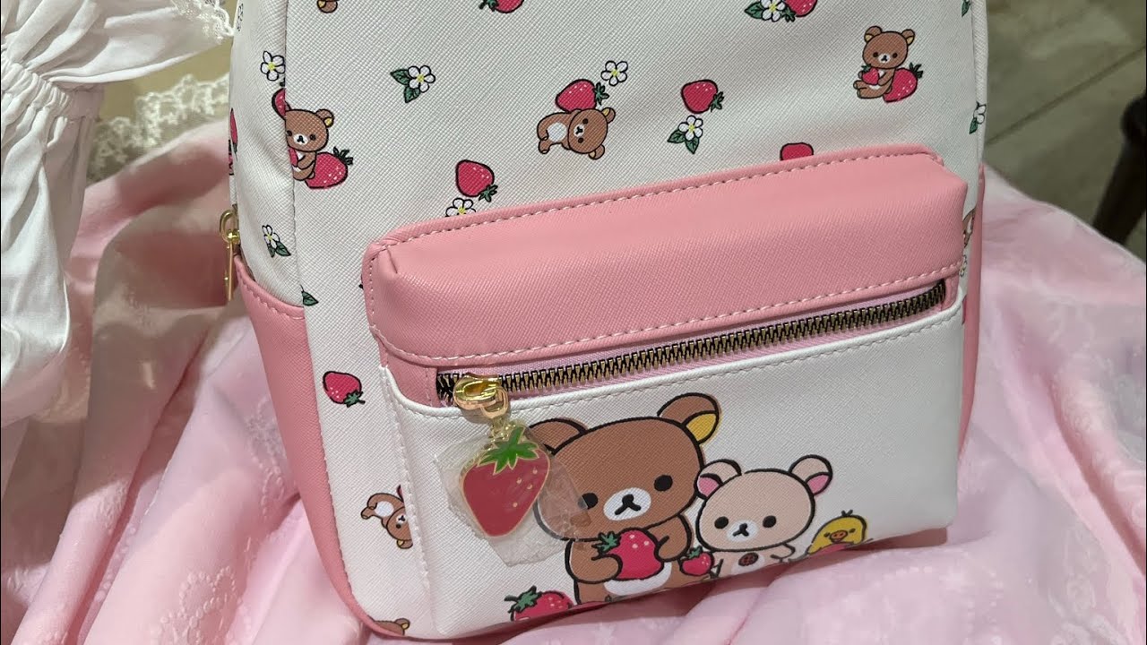 Unboxing Rilakkuma Strawberry Backpack Hot Topic