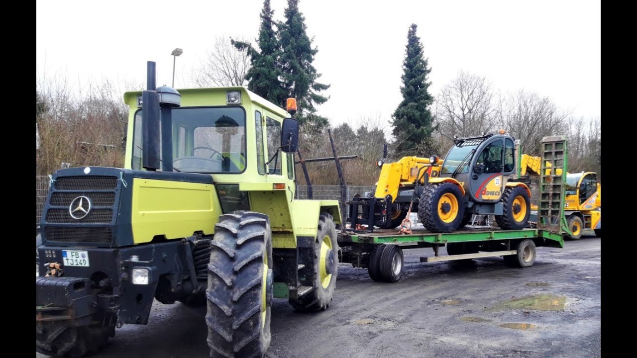 | Schwertransport | MB TRAC 1300 | Sound-Spezial | GOPRO 5 | Teleskoplader