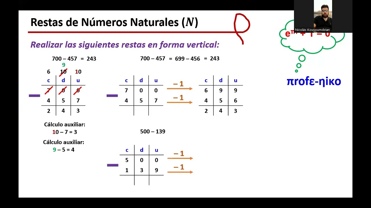 A12 Dos estrategias para restar números naturales (Nivel Intermedio)